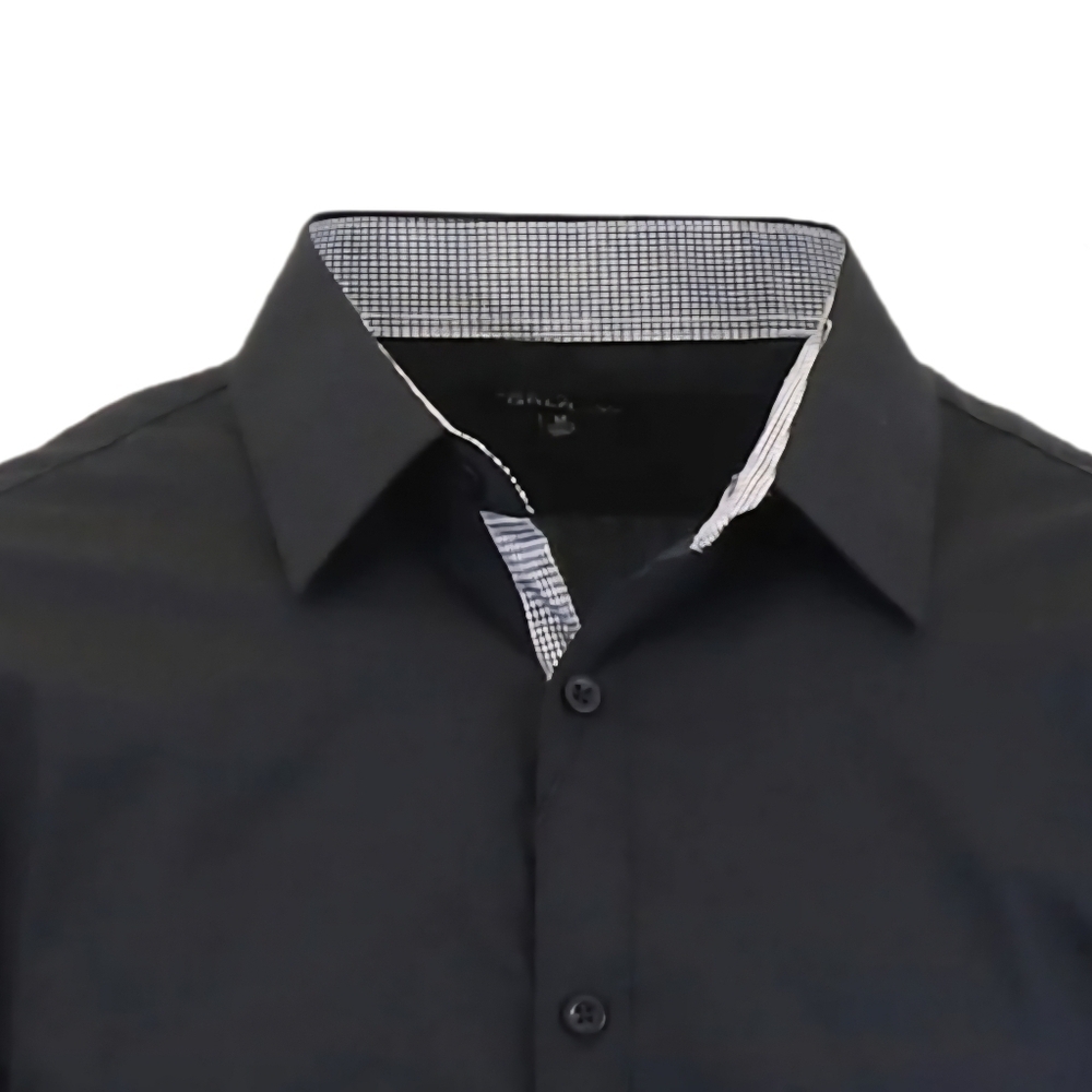 Galaxy by Harvic Mens Long Sleeve Solid Slim Fit Dress Shirts, 2 Pack XL - Picture 3 of 7